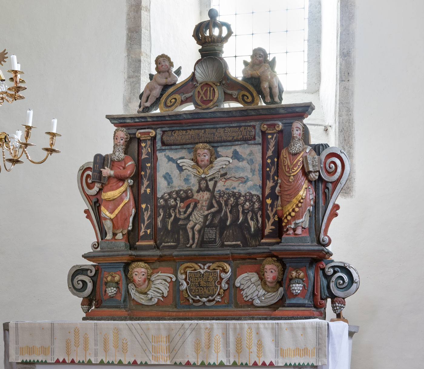 Altaruppsats - Lokrume kyrka