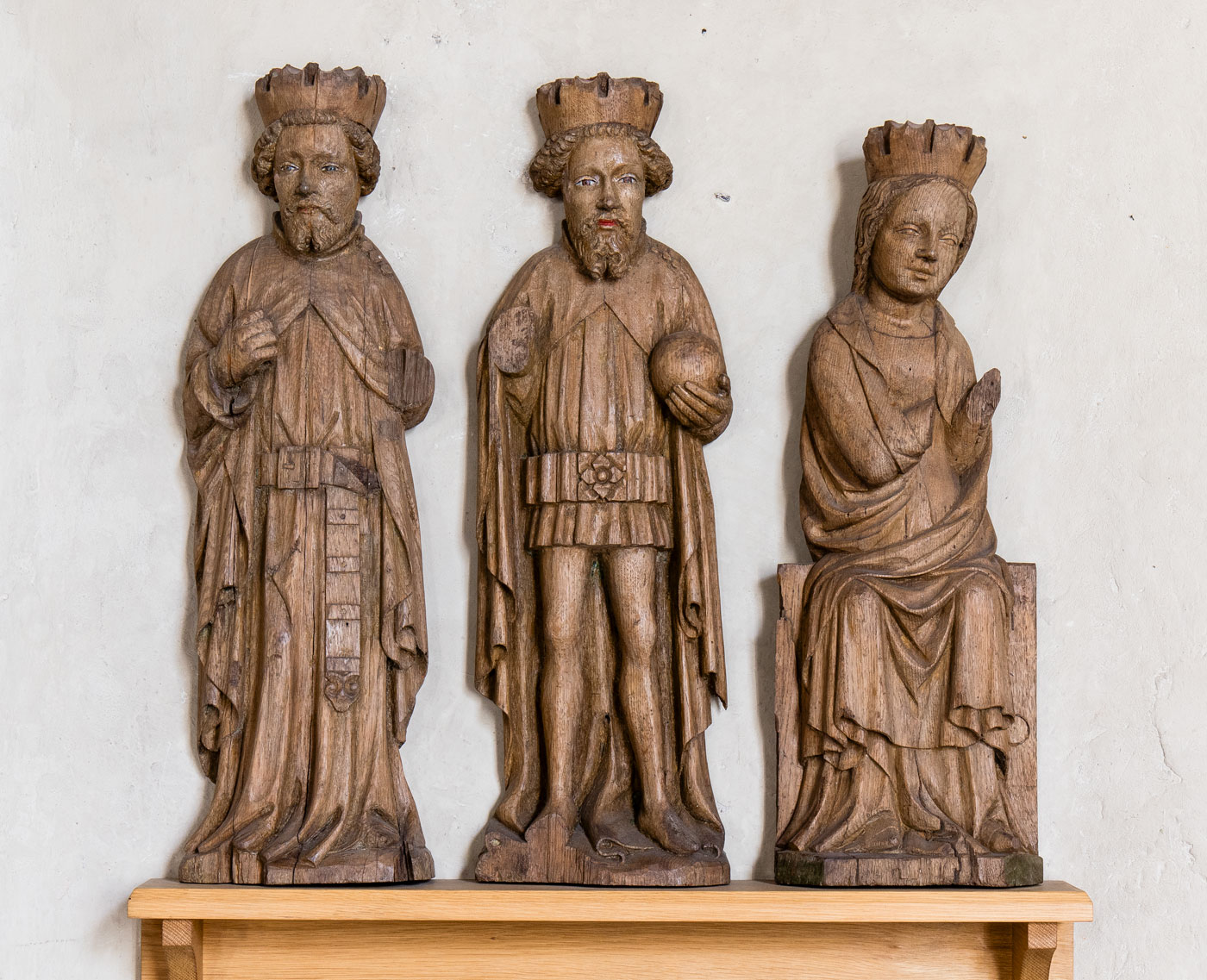 Träskulpturer - Danmarks kyrka