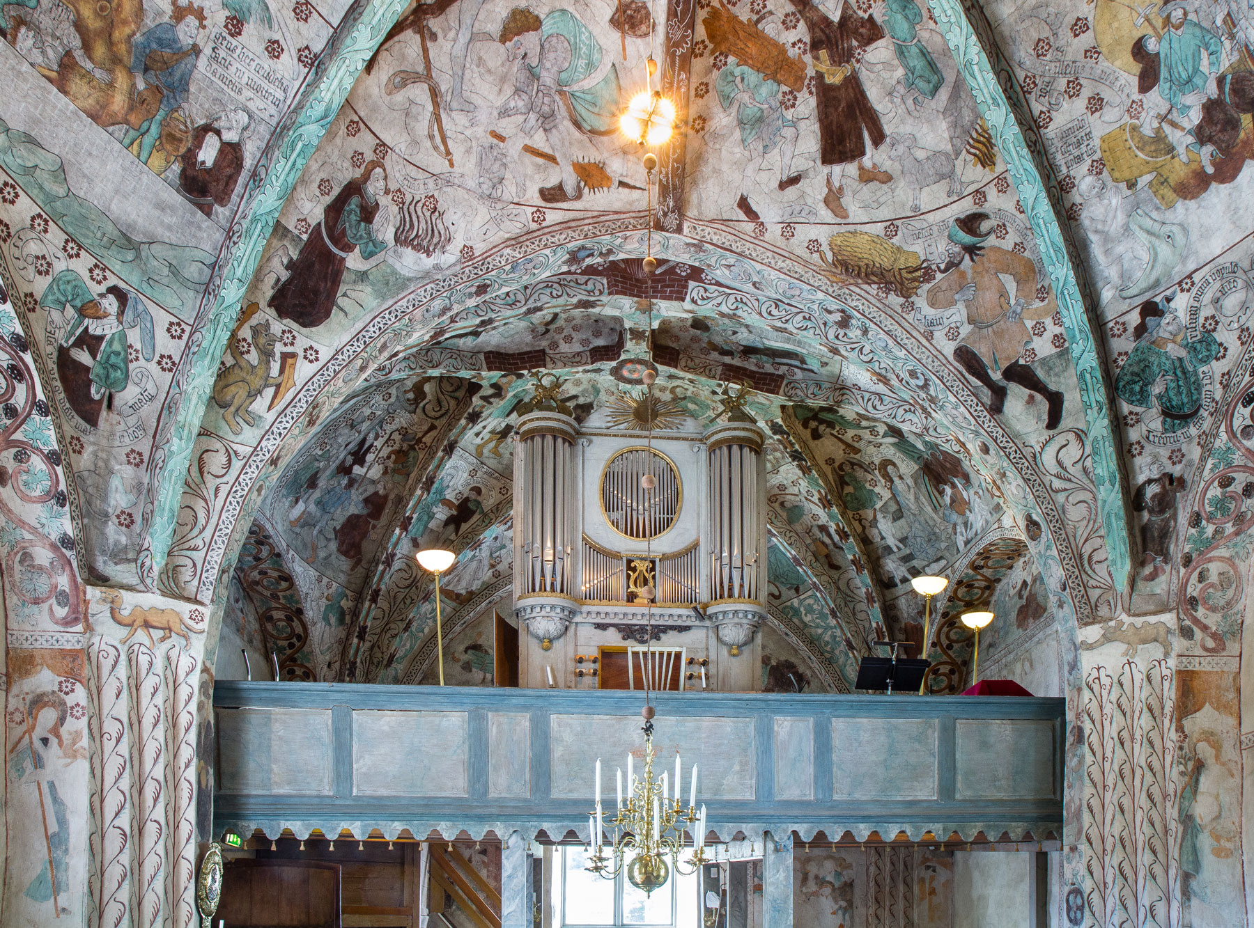 Orgelläktaren - Härkeberga kyrka