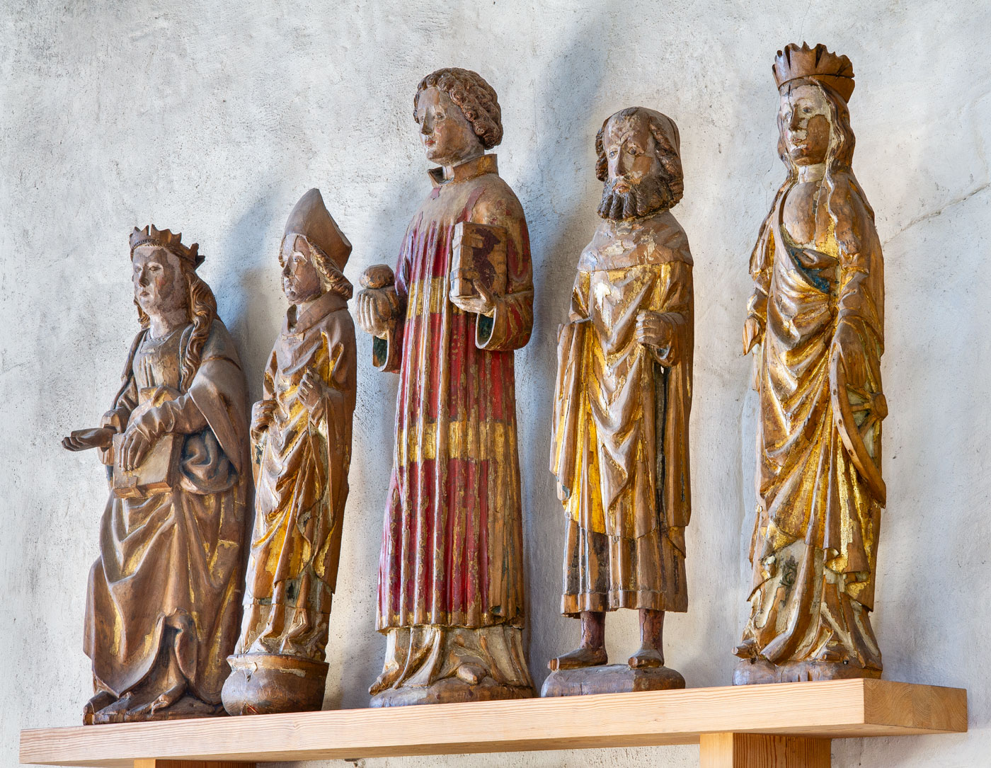 Träskulpturer - Kalmars kyrka