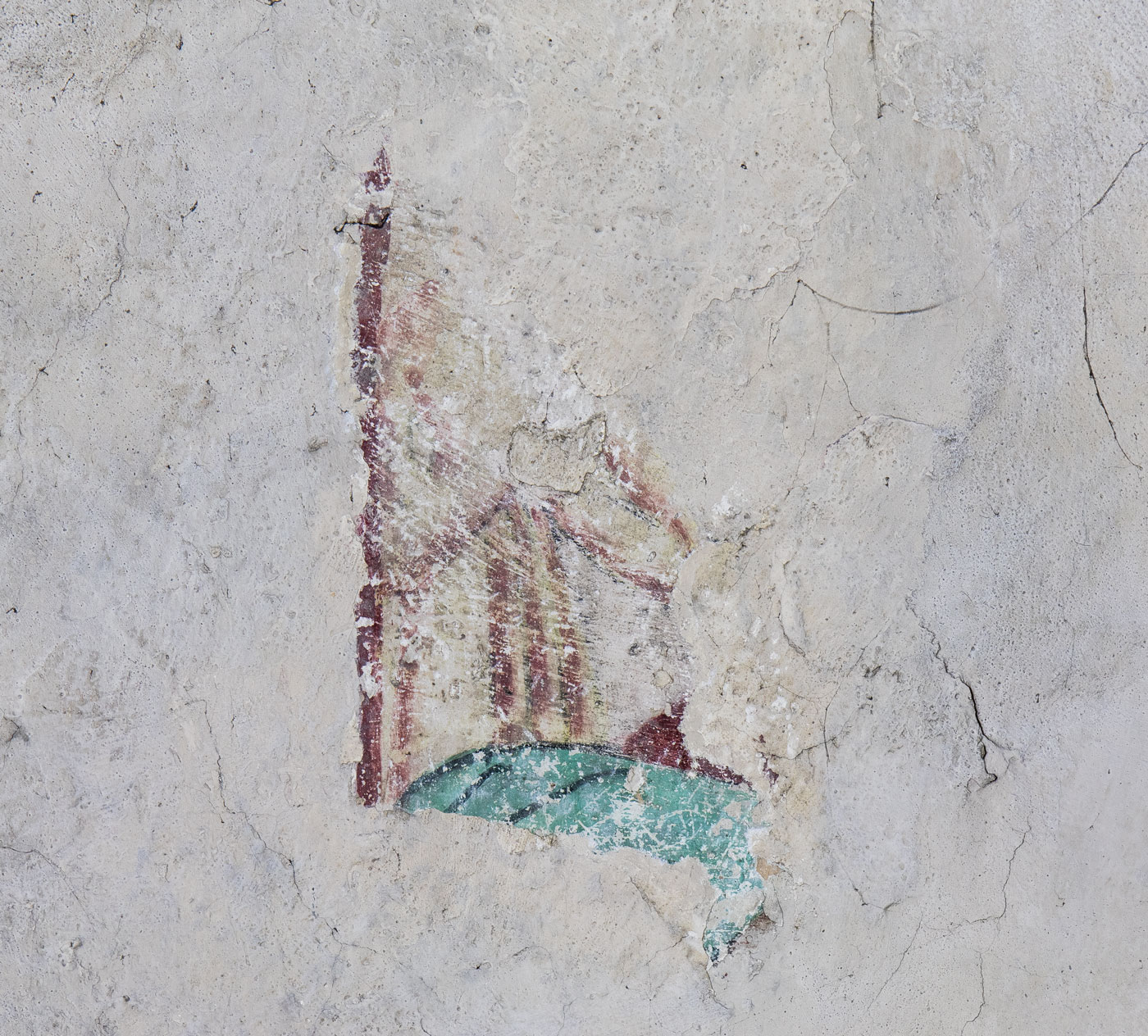 Fragment på södra väggen - Sala sockenkyrka