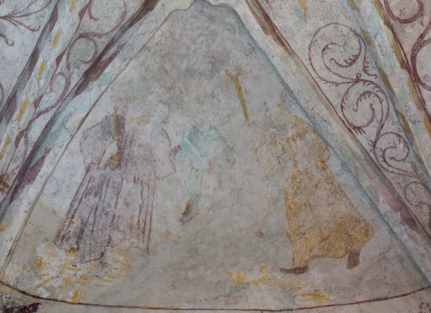 Fragment av figurscen (Ö) - Vaksala kyrka