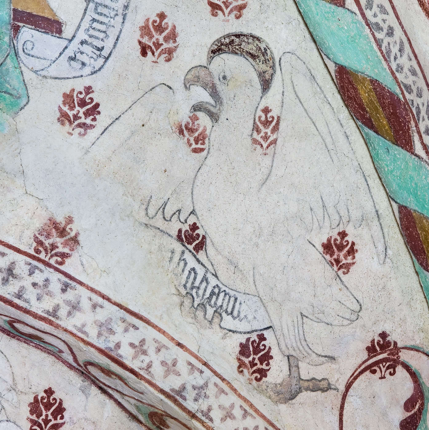 Evangelisten Johannes symbol, örnen - Yttergrans kyrka