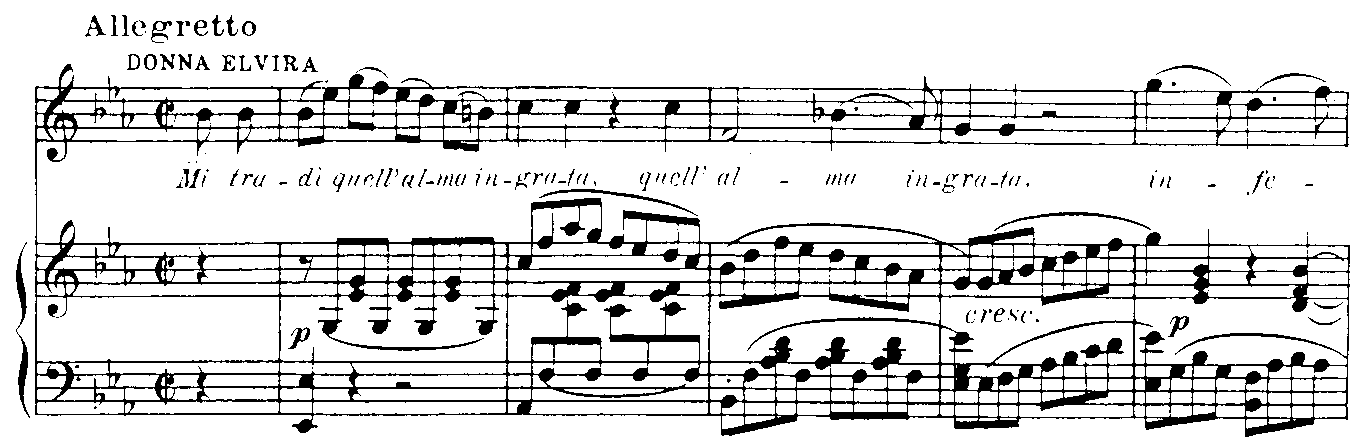 (Ex. 17) Början av Elviras sista aria.
