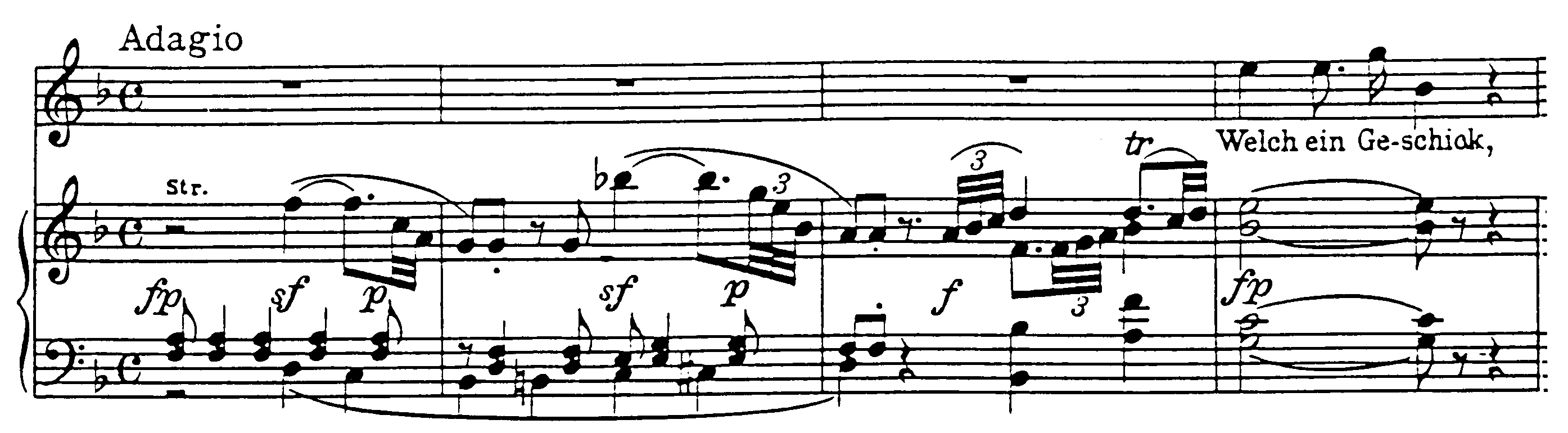 Orkesterinledningen till Belmontes och Konstanzes duett (Nr 19)