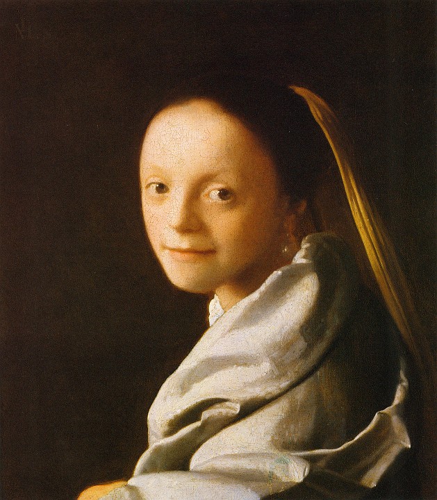 Vermeer_Johannes_-_Portrait_of_a_Young_Woman.jpg - Portrait of a Young Woman (ca 1666-67)