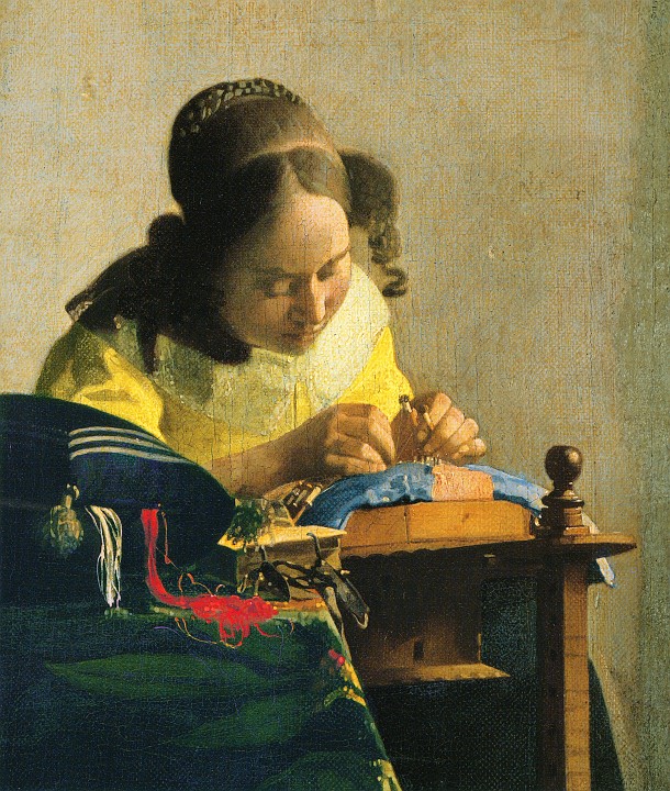 Vermeer_Johannes_-_The_Lacemaker.jpg - The Lacemaker (ca 1669-70)