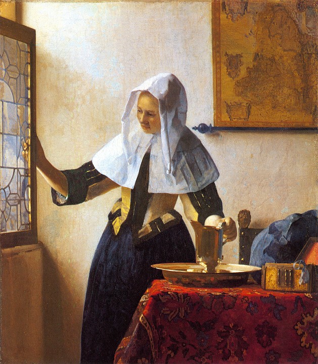 Vermeer_Johannes_-_Young_Woman_with_a_Water_Pitcher.jpg - Young Woman with a Water Pitcher (ca 1664-65)