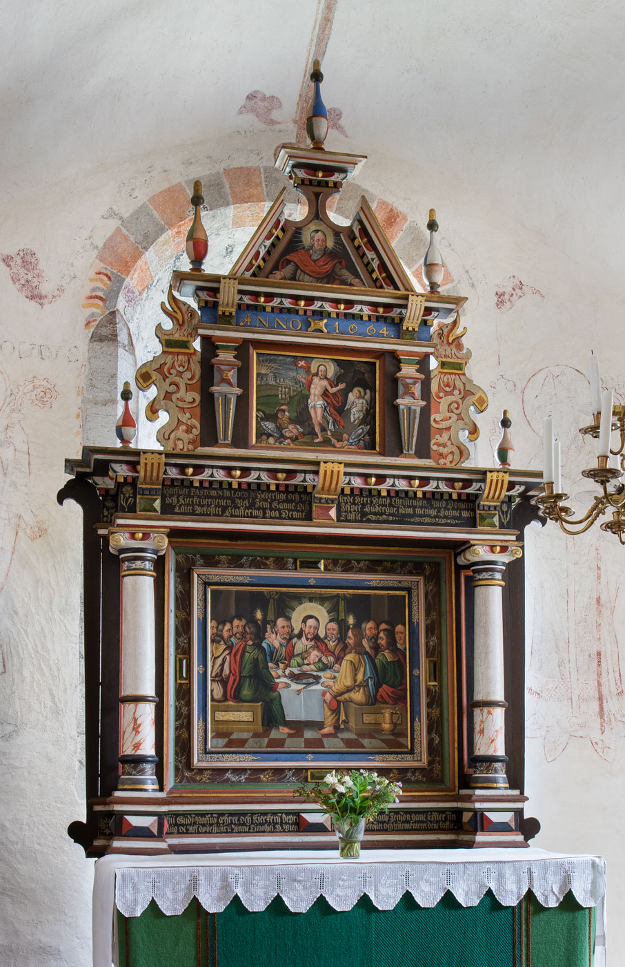 Altaruppsats - Bäls kyrka