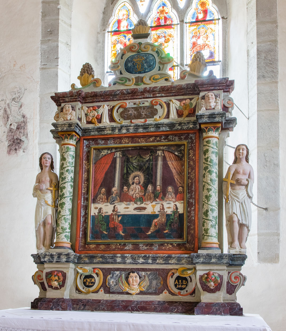 Altaruppsats - Etelhems kyrka