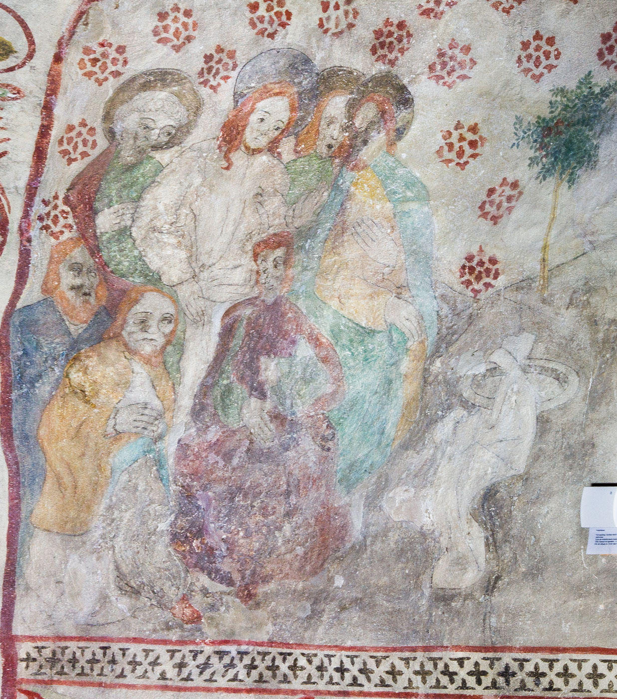 Jesus tar avsked av sina lärjungar och beger sig till Getsemane - Bromma kyrka