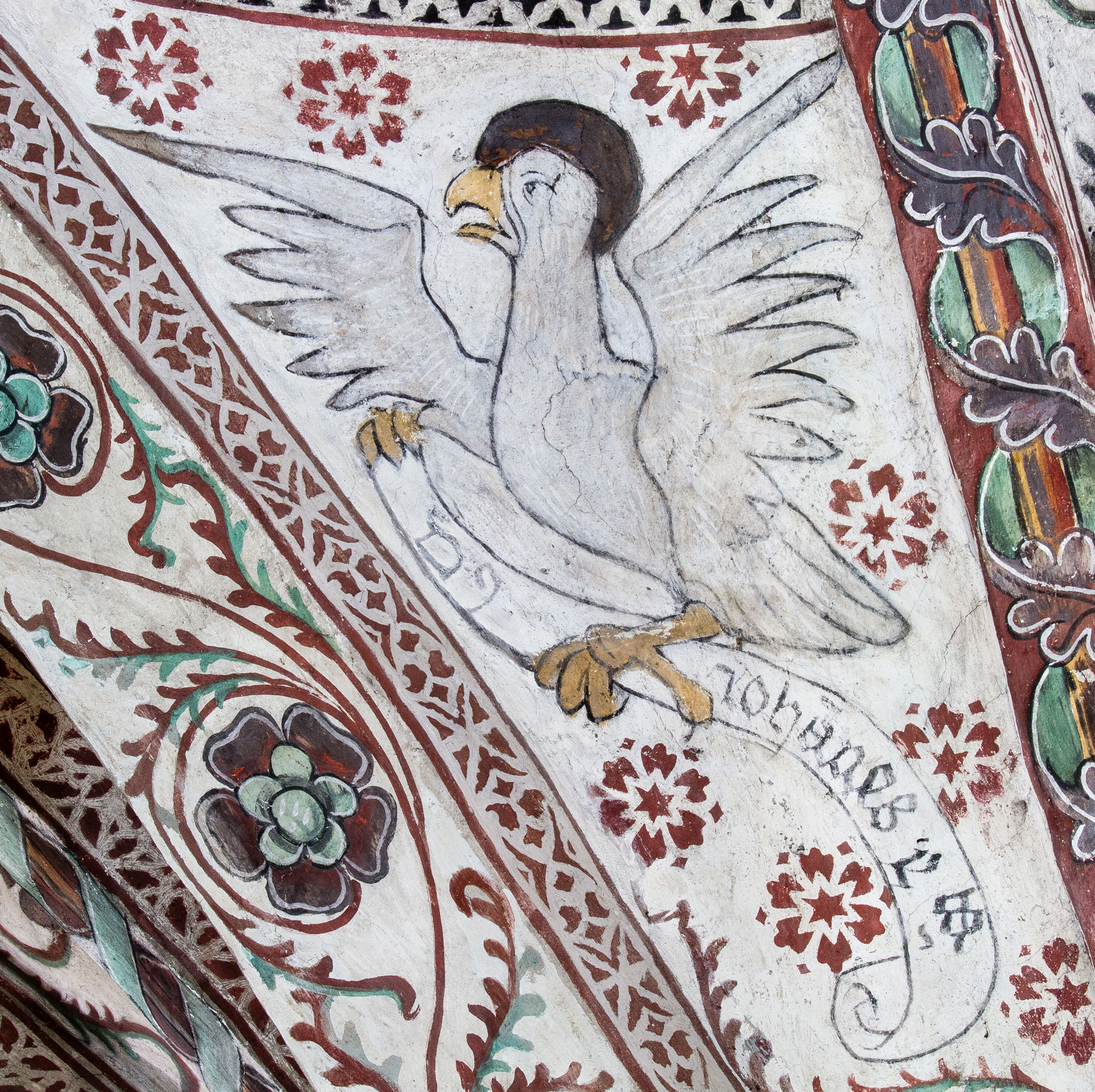 Evangelisten Johannes symbol, en örn (S) - Odensala kyrka