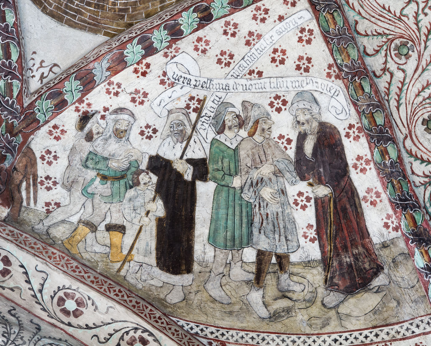 Josef säljs till Potifar (samkomponerat med Josef blodiga klädnad visas för Jakob) - Odensala kyrka