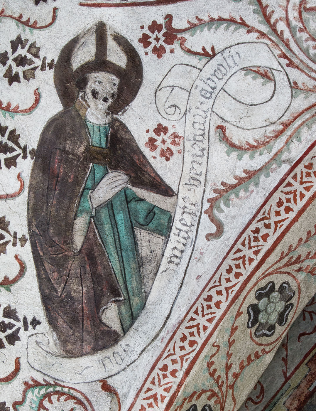 Ambrosius, biskop, en av de fyra latinska kyrkofäderna (S) - Odensala kyrka