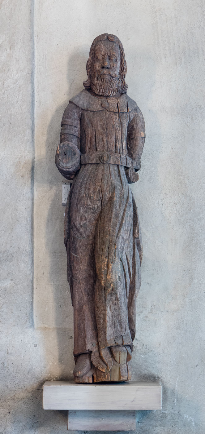 Träskulptur (långhusets södra vägg) - Sollentuna kyrka