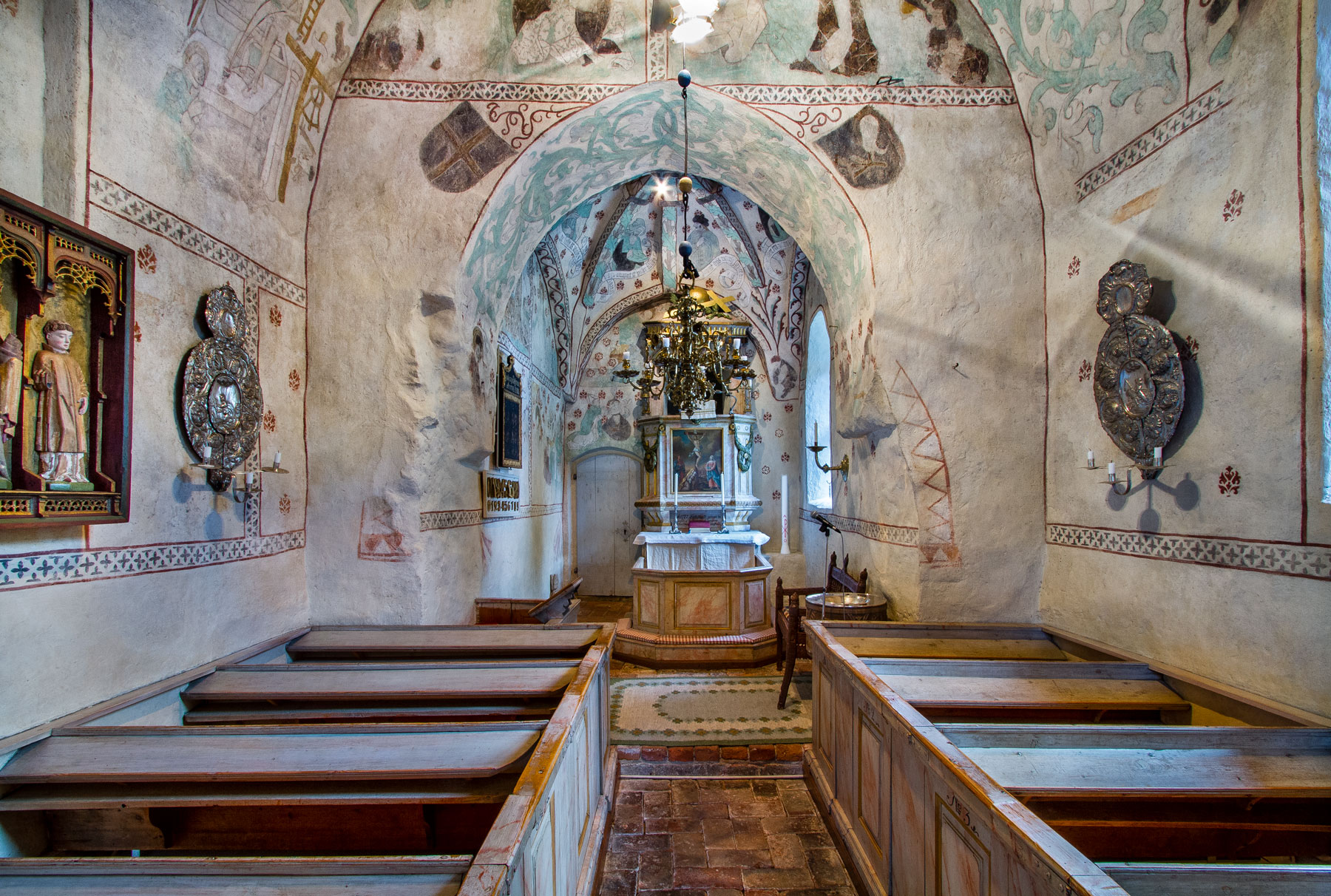 Interior mot öster - Yttergrans kyrka