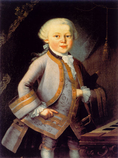 Wolfgang Amadé Mozart 6 år