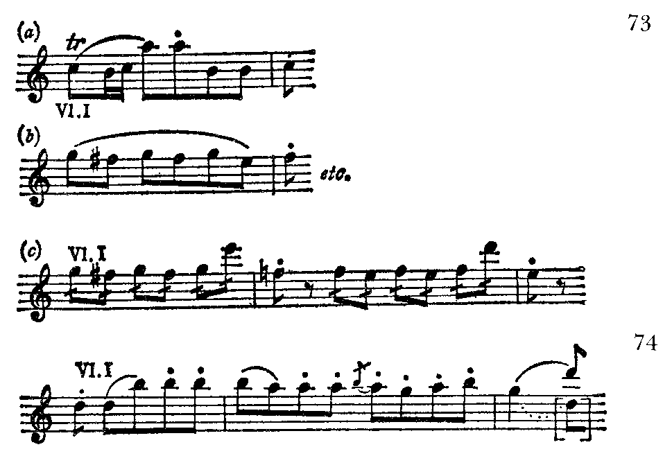 Symfoni, ex 73, 74